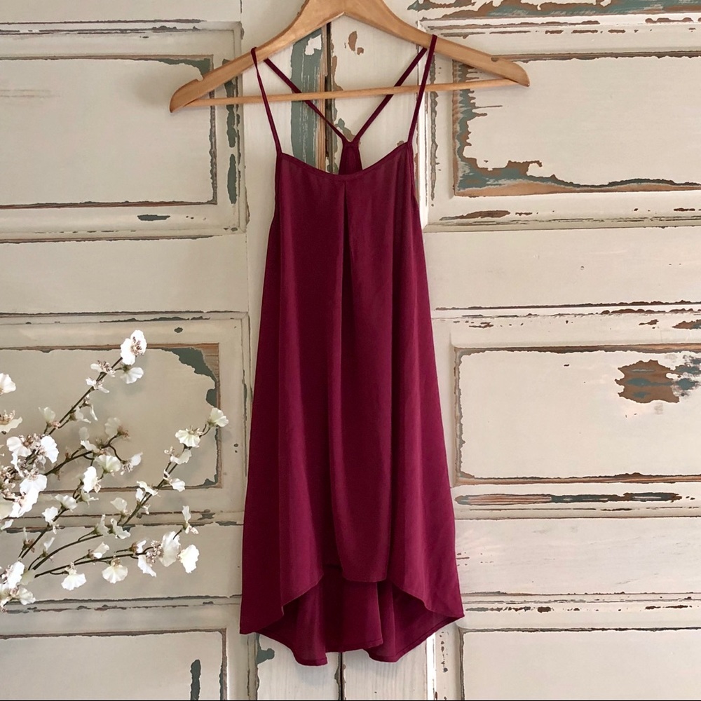 Banana Republic Burgundy Tank